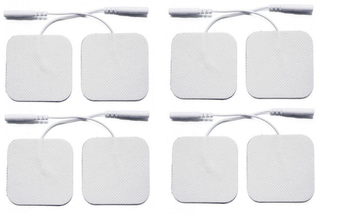 Tens Electrodes 20 Square Tens Pads 2x2 Replacement Electrode Pads for TENS / EMS Units Reusable 20 Times Premium Quality Gel FDA Cleared Med X Tens Brand